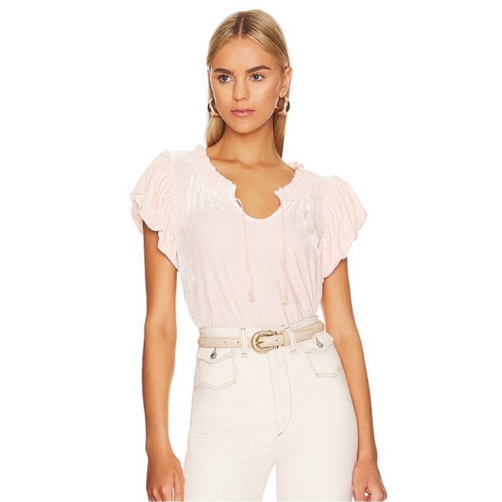 NEW Free People Terese Velour Oversized Top